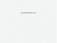 Tablet Screenshot of printandweb.net